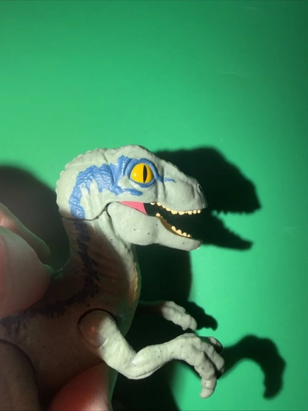 Jurassic Park World Dino Rival Primal Pal Blue Velociraptor Sound TESTED Works